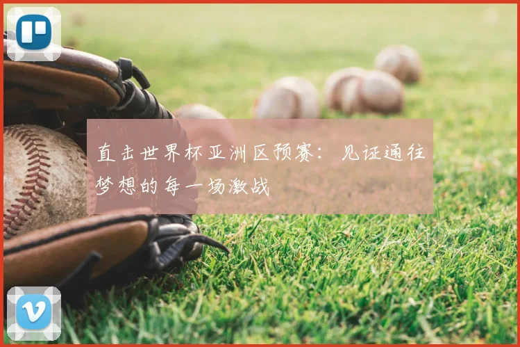 直击世界杯亚洲区预赛:见证通往梦想的每一场激战